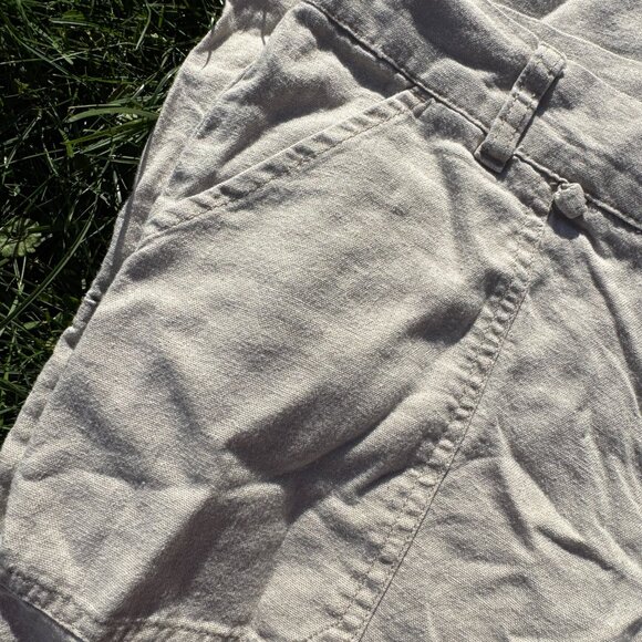 Sincerely Jules cream linen cargo pants - Picture 2 of 3